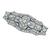 Art Deco 4.00ct Diamond Sapphire Platinum Pin