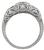 0.97ct Diamond Art Deco Engagement Ring