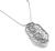 Vintage Diamond Platinum Pendant Necklace