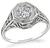 Vintage 0.40ct Diamond Engagement Ring