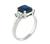 Sapphire Diamond Engagement Ring