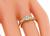 Emerald Cut Diamond 18k Yellow Gold Ring