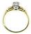 14k Gold Diamond  Engagement Ring