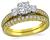 Estate Scott Kay 0.50ct Diamond Engagement Ring and Wedding Band Set