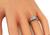 Round Cut Diamond 14k White Gold Engagement Ring