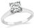 Estate 0.60ct Diamond Solitaire Engagement Ring