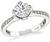 Estate 0.65ct Diamond Engagement Ring