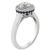 Diamond Sapphire Engagement Ring