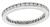 Platinum 1.00ct Diamond Band