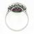 Platinum Ruby Diamond Ring