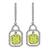 Estate 1.00ct Fancy Yellow Diamond Dangling Earrings