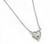 14k White Gold Diamond Pendant