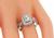 Emerald Cut Diamond 14k White Gold Engagement Ring by Verragio