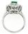 Platinum Emerald Diamond Ring