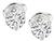 GIA Certified 1.04cttw Diamond Stud Earrings