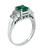 Emerald Diamond Engagement Ring