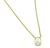 14k Yellow Gold Diamond Pendant Necklace