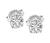 Estate 1.16cttw Diamond Stud Earrings