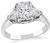 Estate GIA Certified 1.19ct Diamond Engagement Ring
