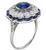 sapphire Diamond Cocktail Ring