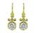 Vintage 1.32ct Diamond Gold Dangling Earrings