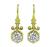 Vintage 1.32ct Diamond Gold Dangling Earrings