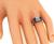 Emerald Cut Diamond Emerald Cut Sapphire Platinum Engagement Ring