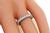 Round Cut Diamond Platinum Eternity Wedding Band