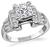 Estate IGI Certified 1.51ct Diamond Engagement Ring