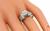 Princess Cut Diamond 14k White Gold Engagement Ring