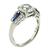 Diamond Sapphire Engagement Ring
