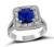 Estate Simon G AGL Cert 1.76ct Natural No Heat Sapphire Diamond Engagement Ring