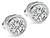 Estate IGI Certified 1.80ct Diamond Stud Earrings