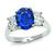 Estate 1.80ct Sapphire 0.70ct Diamond Engagement Ring