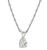 Estate 1.81ct Pear Shape Diamond 1.60ct Diamond Pendant Necklace