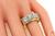 Old Mine Cut Diamond 14k Yellow Gold Men's Ring