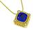 Tanzanite Diamond Gold Necklace