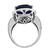 Platinum Diamond Tanzanite Ring