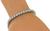 Round Cut Diamond 14k White Gold Tennis Bracelet