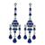 Estate 10.50ct Sapphire 1.00ct Diamond Earrings
