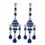 Estate 10.50ct Sapphire 1.00ct Diamond Earrings