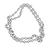 Platinum Diamond By The Yard Necklace