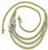 Round and Marquise Cut Diamond 18k Yellow and White Gold Necklace