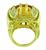 18k Gold Diamond Citrine Ring