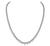 Estate GIA Certified 16.87ct Diamond Tennis Necklace