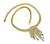 18k Gold Diamond Sapphire Necklace
