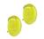 18k Yellow Gold Oval Earrings