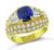 Estate 1.48ct Ceylon Sapphire 2.00ct Diamond Gold Ring