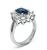 Sapphire Diamond Engagement Ring
