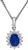 Estate 2.04ct Sapphire 0.36ct Diamond Pendant Necklace